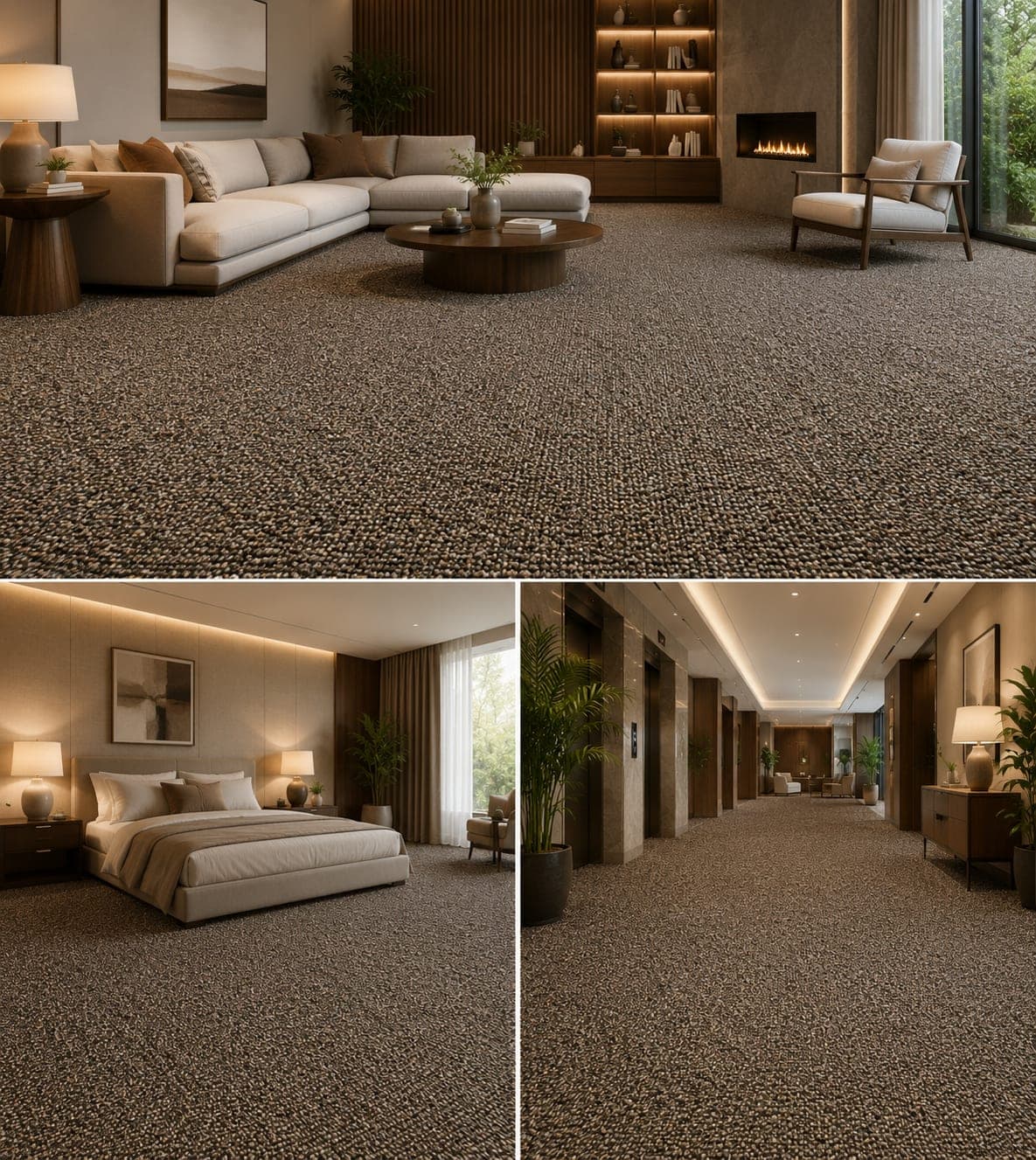 N.Chips Terrazzo Wall-to-Wall Carpet