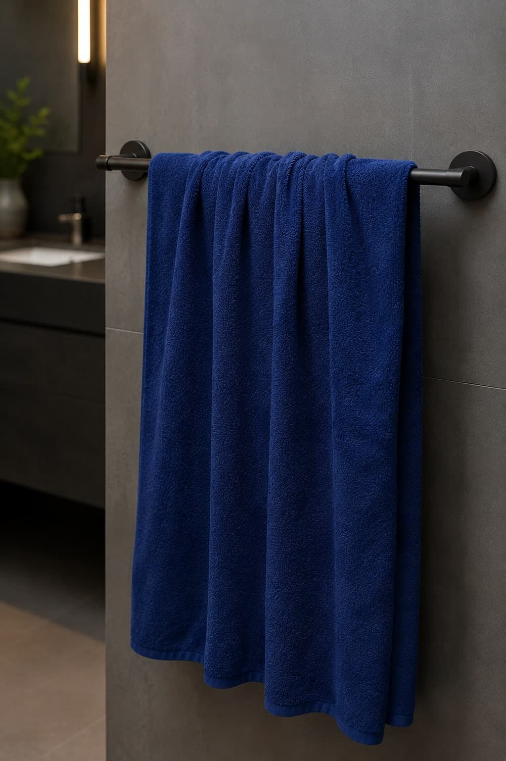 Ivory Mosaic Dobby Bath Towel