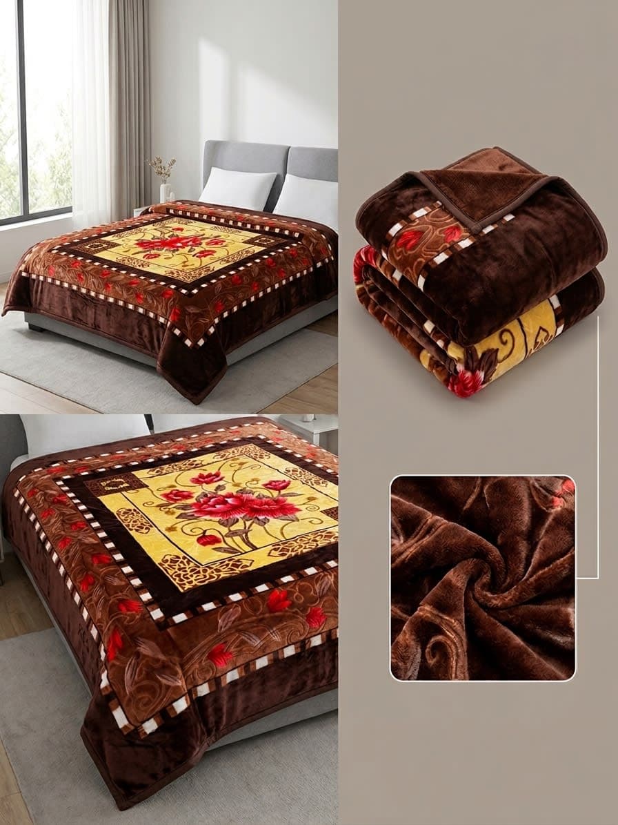 C-Blanket Korea Rose Medallion