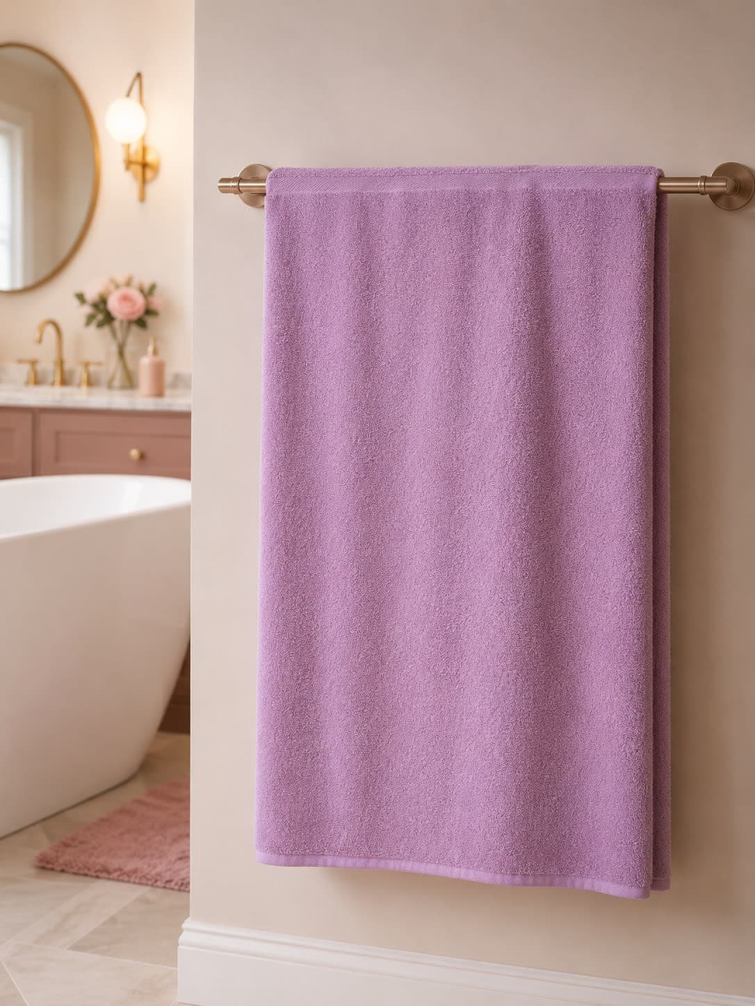 Blush Lavender Bath Towel