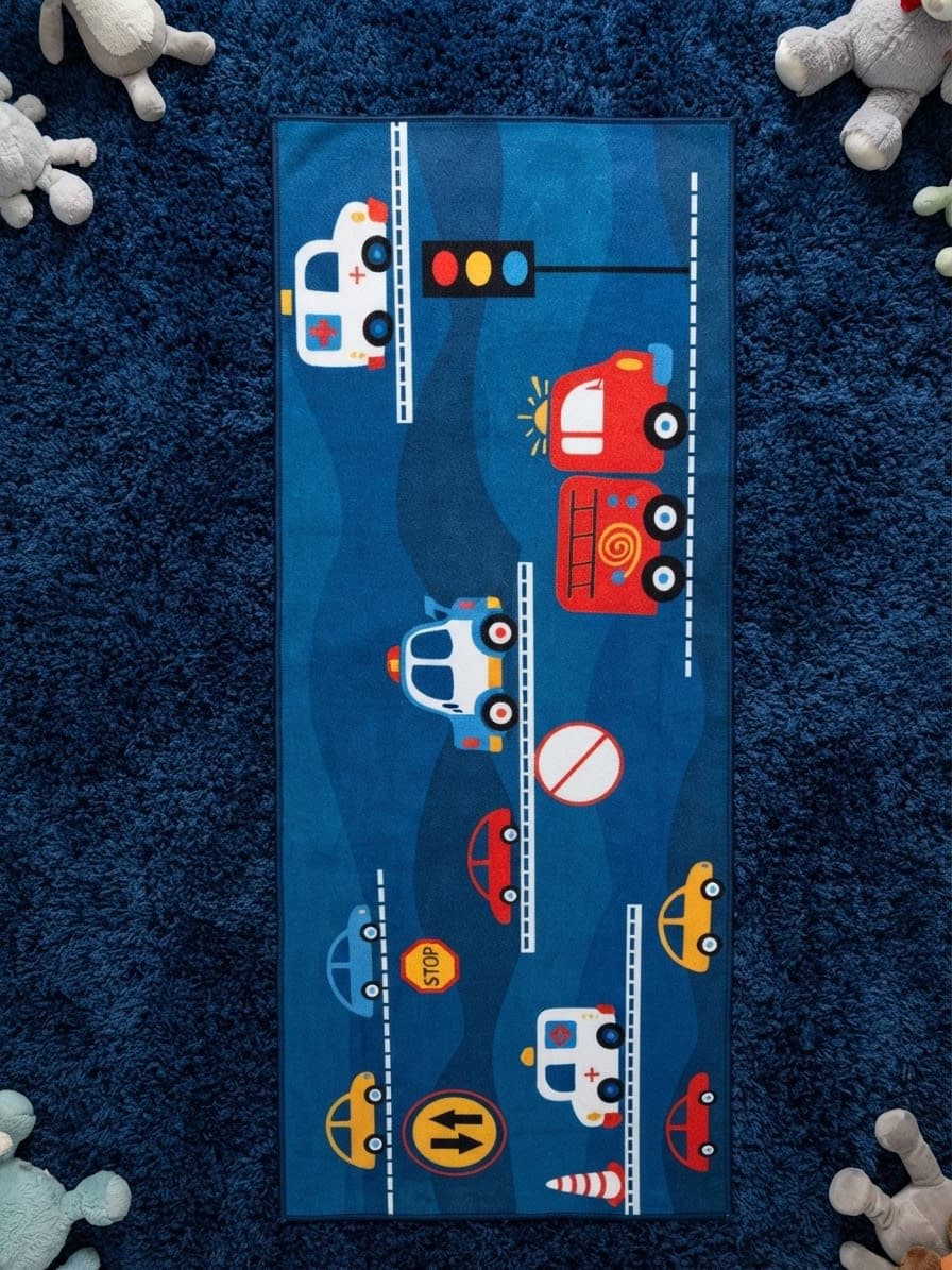 City Traffic Kids Mat