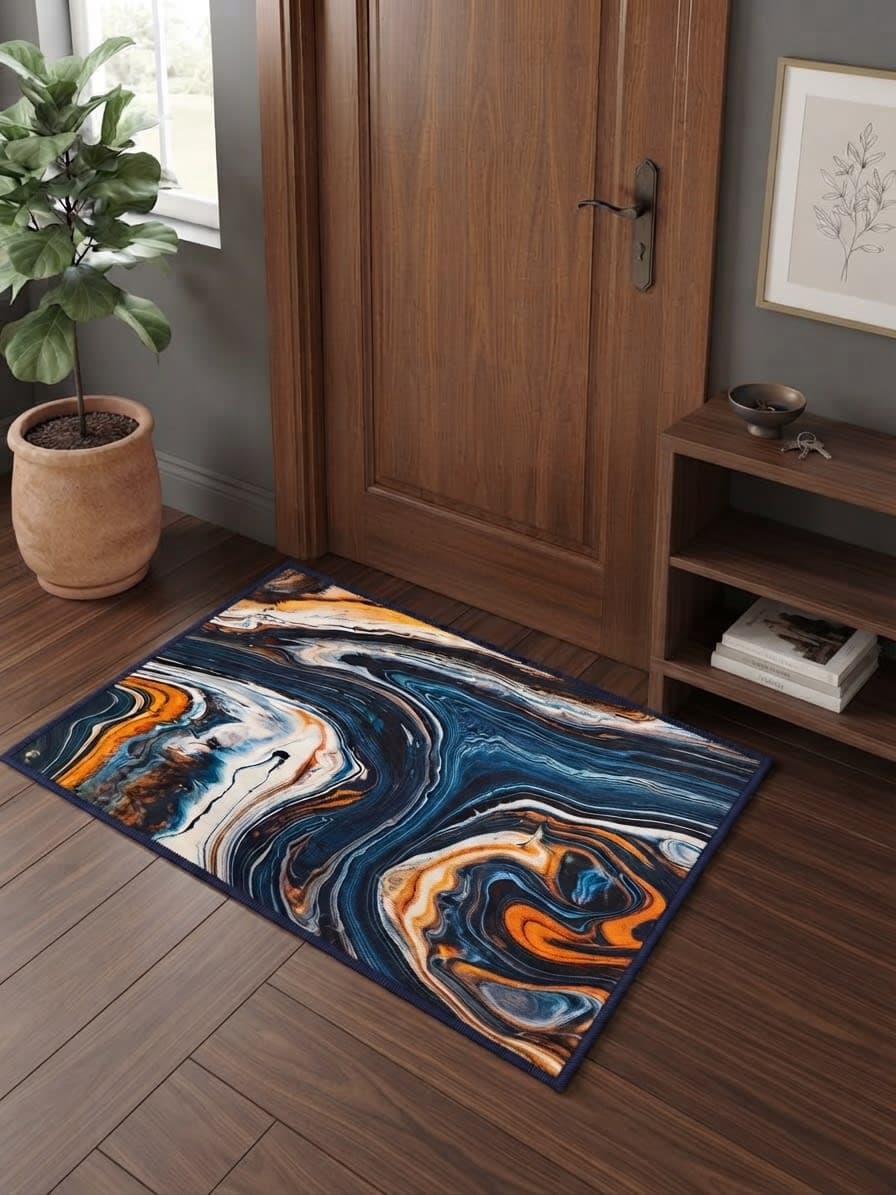 Blue Amber Agate Anti-Slip Mat
