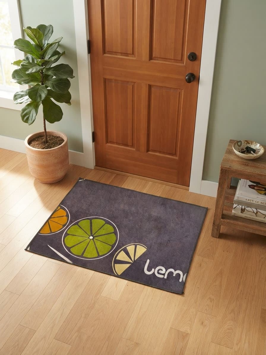Citrus Lemon Anti-Slip Mat