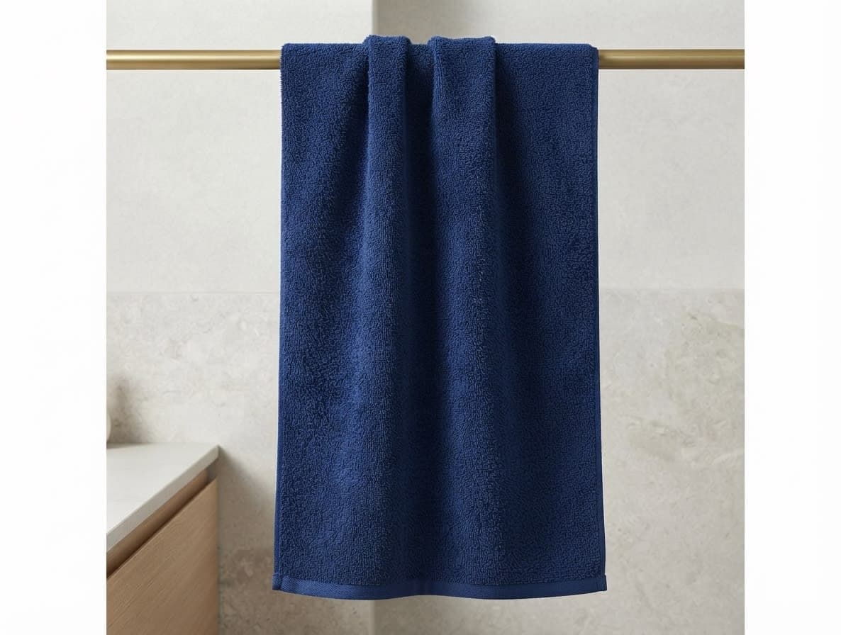 Midnight Navy Bath Towel