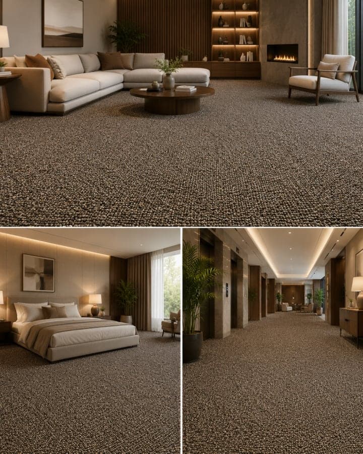 N.Chips Terrazzo Wall-to-Wall Carpet
