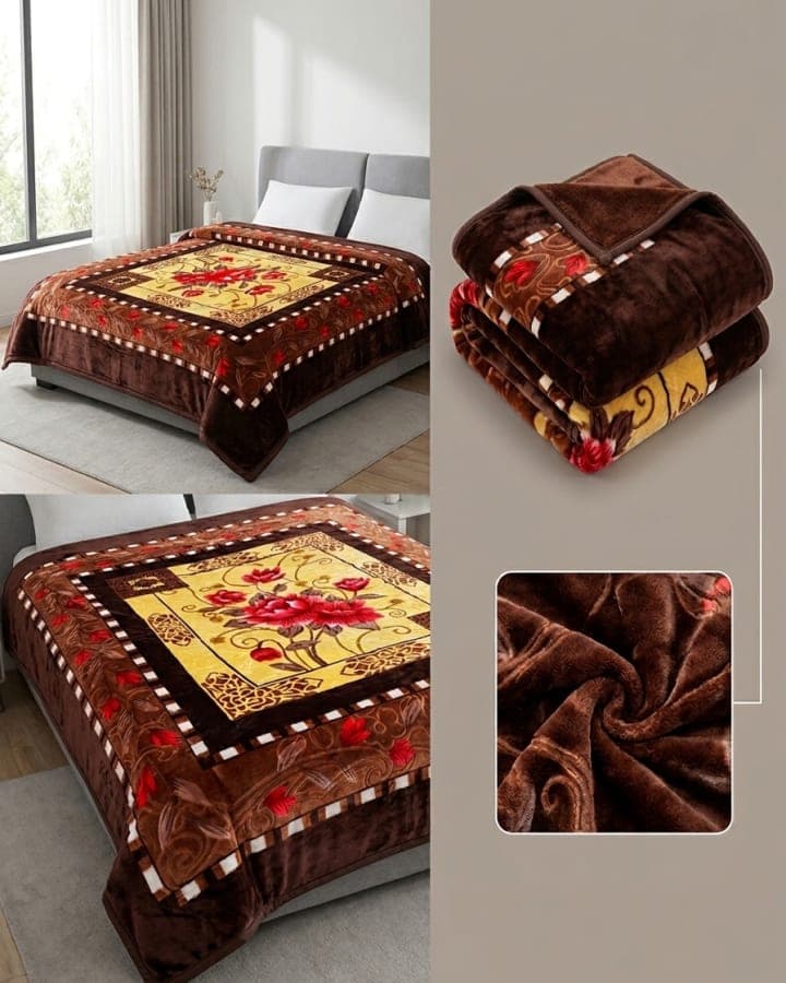 C-Blanket Korea Rose Medallion