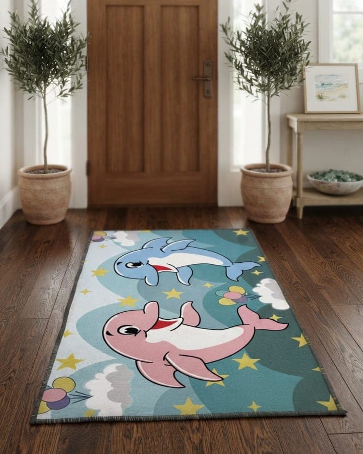 Dancing Dolphins Kids Mat